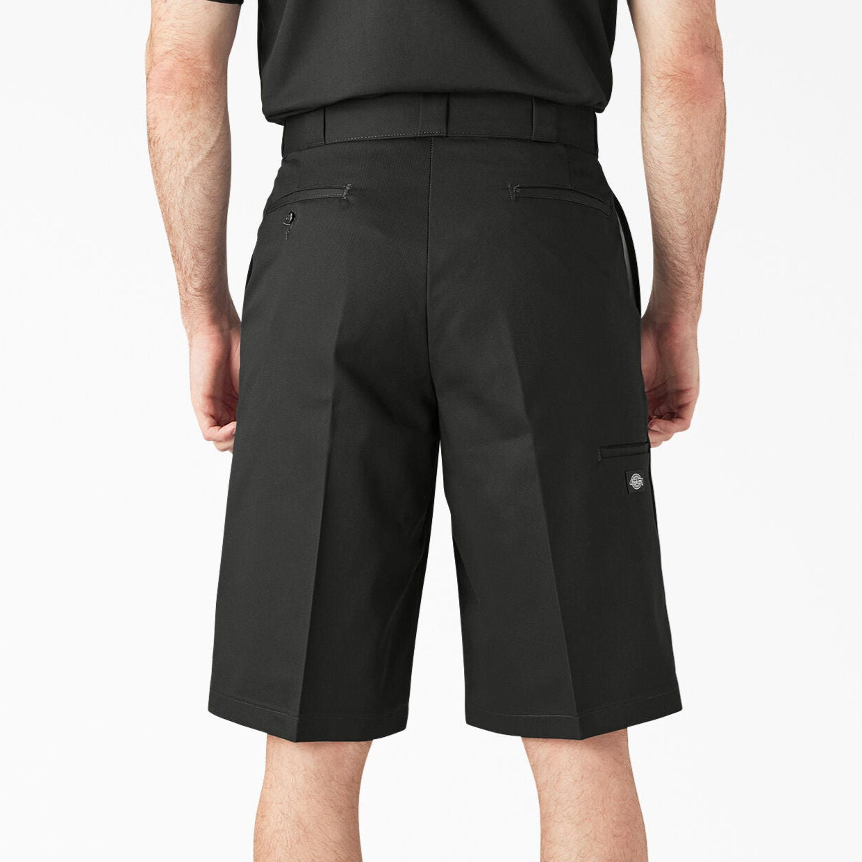 DICKIES LOOSE FIT FRONT WORK SHORTS, 13" (BLACK)