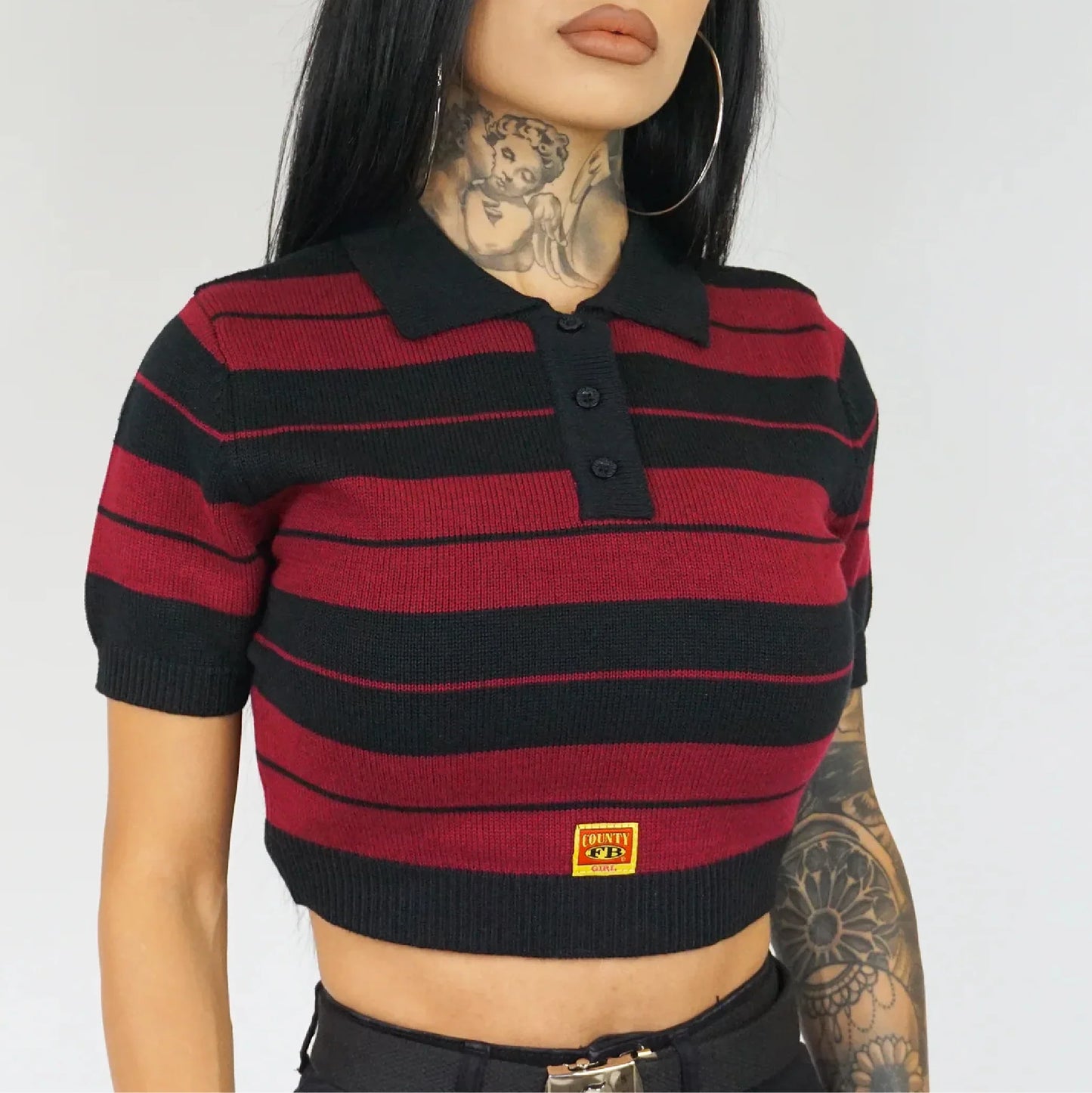 FB COUNTY CHARLIE BROWN CROP TOP
