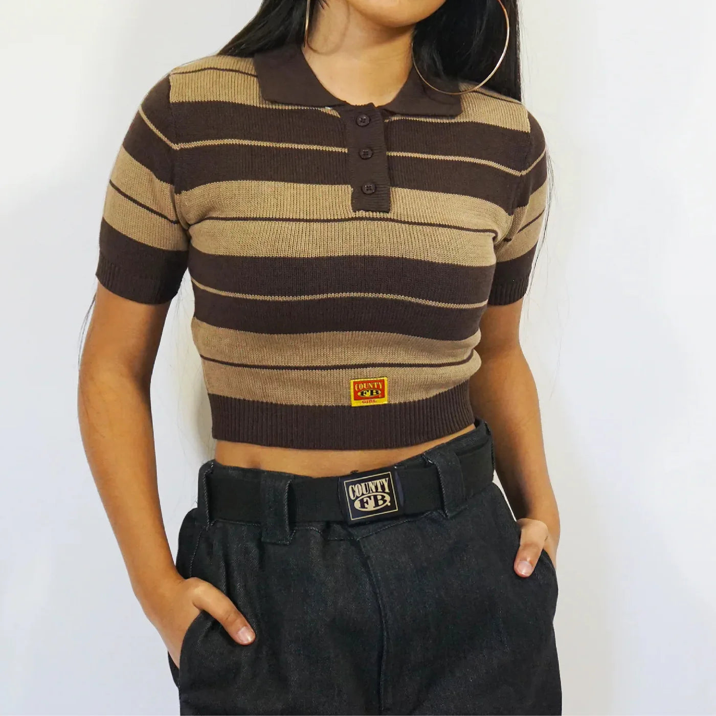 FB COUNTY CHARLIE BROWN CROP TOP