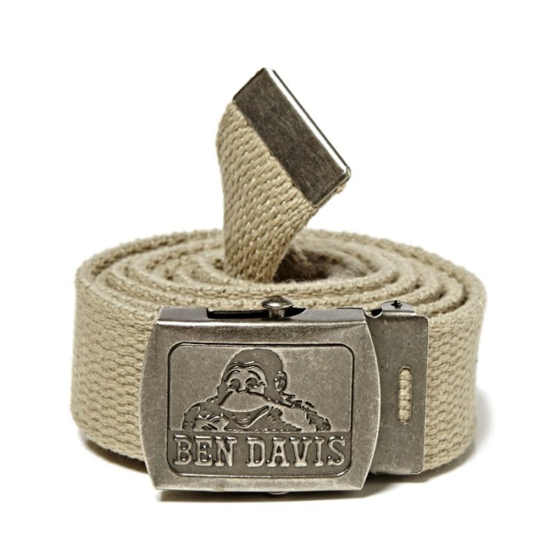 BEN DAVIS Webbed Belt - Khaki