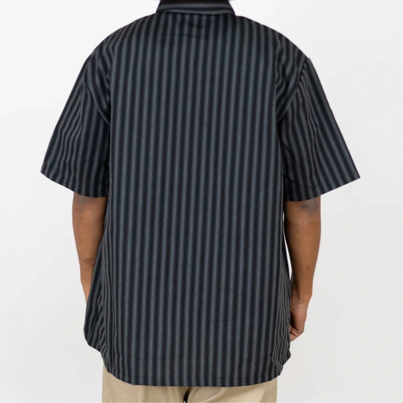 FB COUNTY SHORT SLEEVE CHECKER ZIP SHIRT