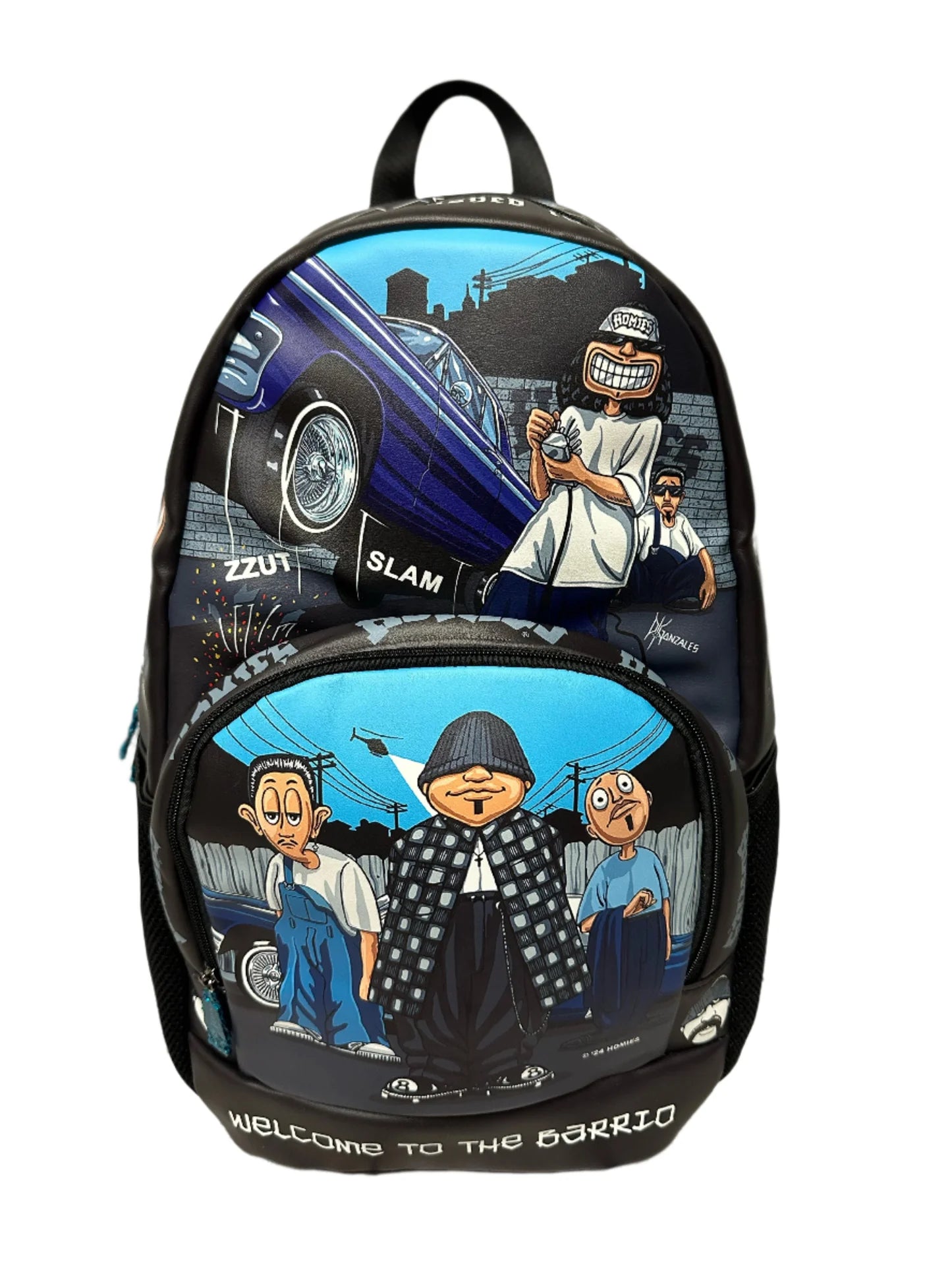 DGA BACK PACK PU-LEATHER/CLOTH
