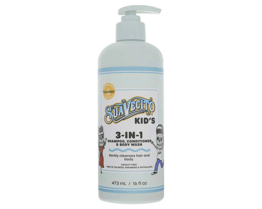 SUAVECITO Kids 3-in-1 Shampoo, Conditioner & Body Wash