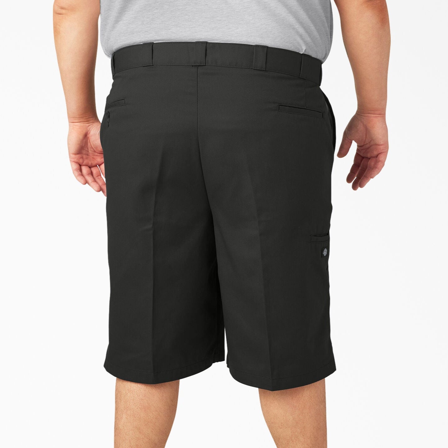 DICKIES LOOSE FIT FRONT WORK SHORTS, 13" (BLACK)