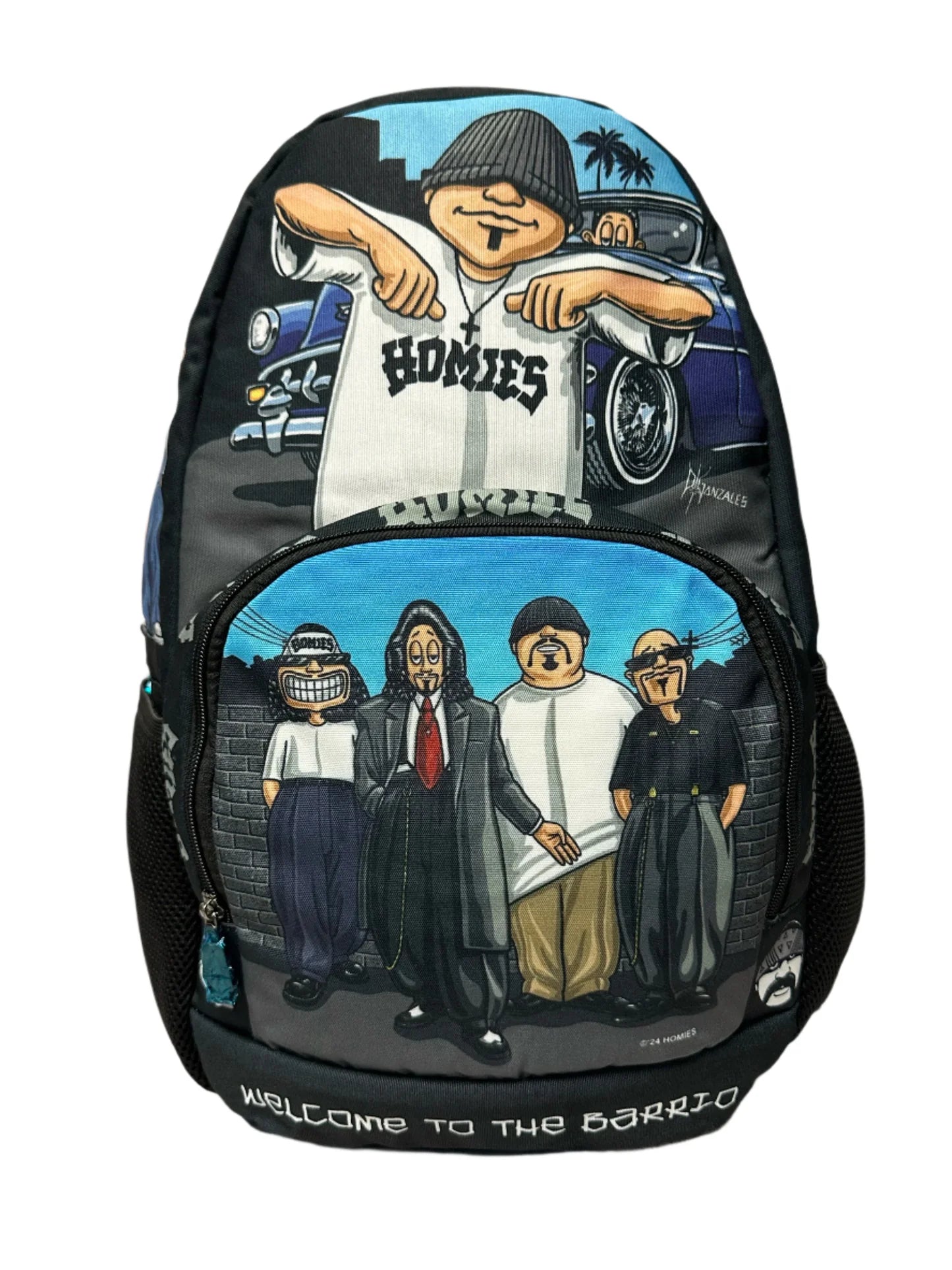 DGA BACK PACK PU-LEATHER/CLOTH