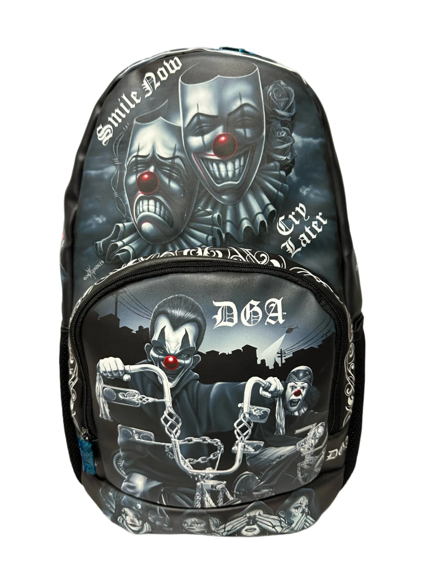 DGA BACK PACK PU-LEATHER/CLOTH