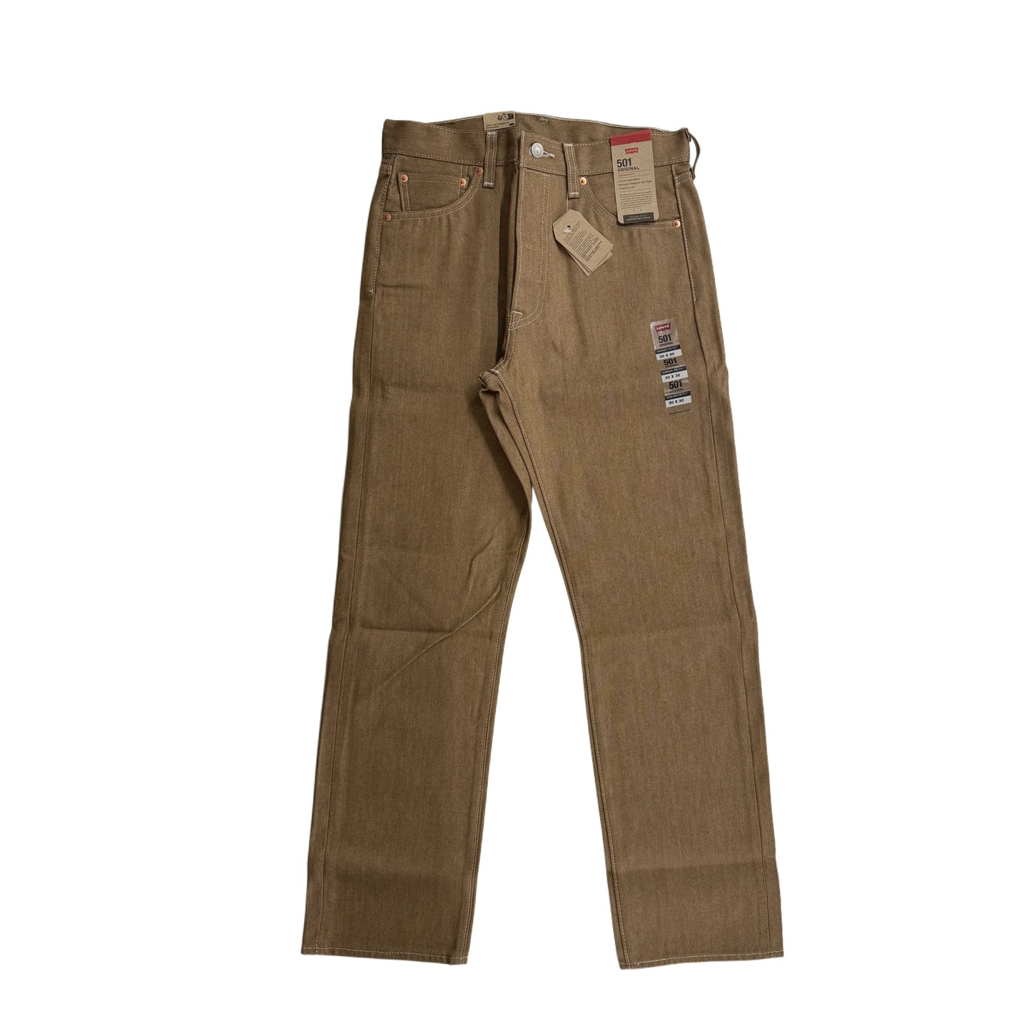 501® ORIGINAL SHRINK-TO-FIT™ MEN'S JEANS Beige White