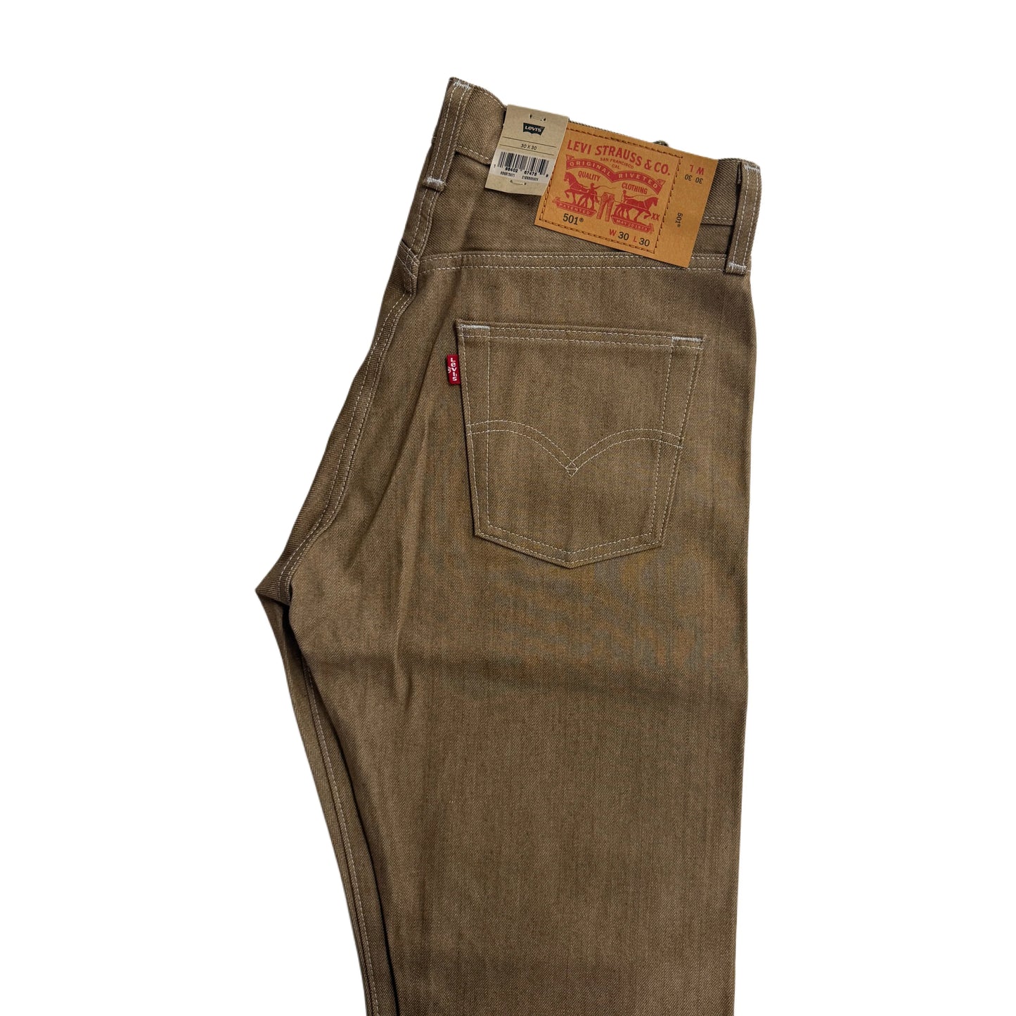501® ORIGINAL SHRINK-TO-FIT™ MEN'S JEANS Beige White