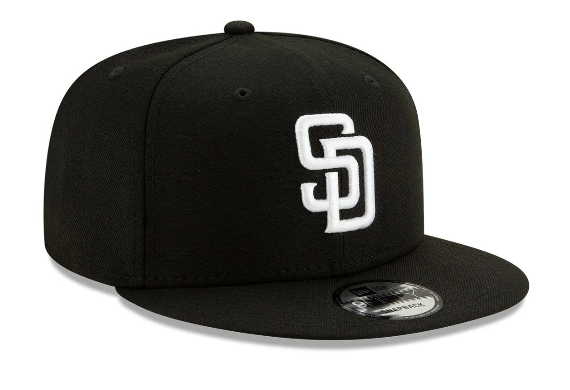 NEW ERA San Diego Padres Basic Black 9FIFTY Snapback