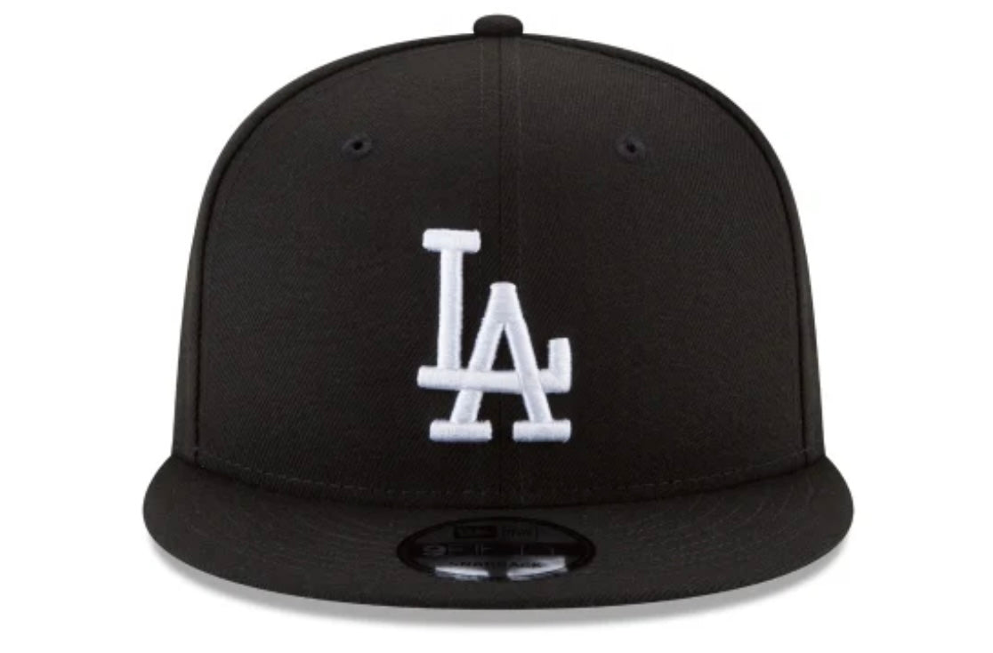 NEW ERA Los Angeles Dodgers Basic Black and White 9FIFTY Snapback