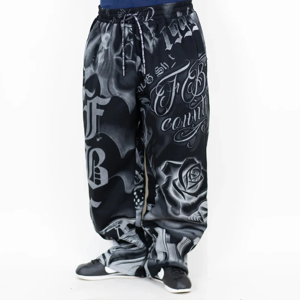 .NEW FB COUNTY TATTED UP SWEATPANTS