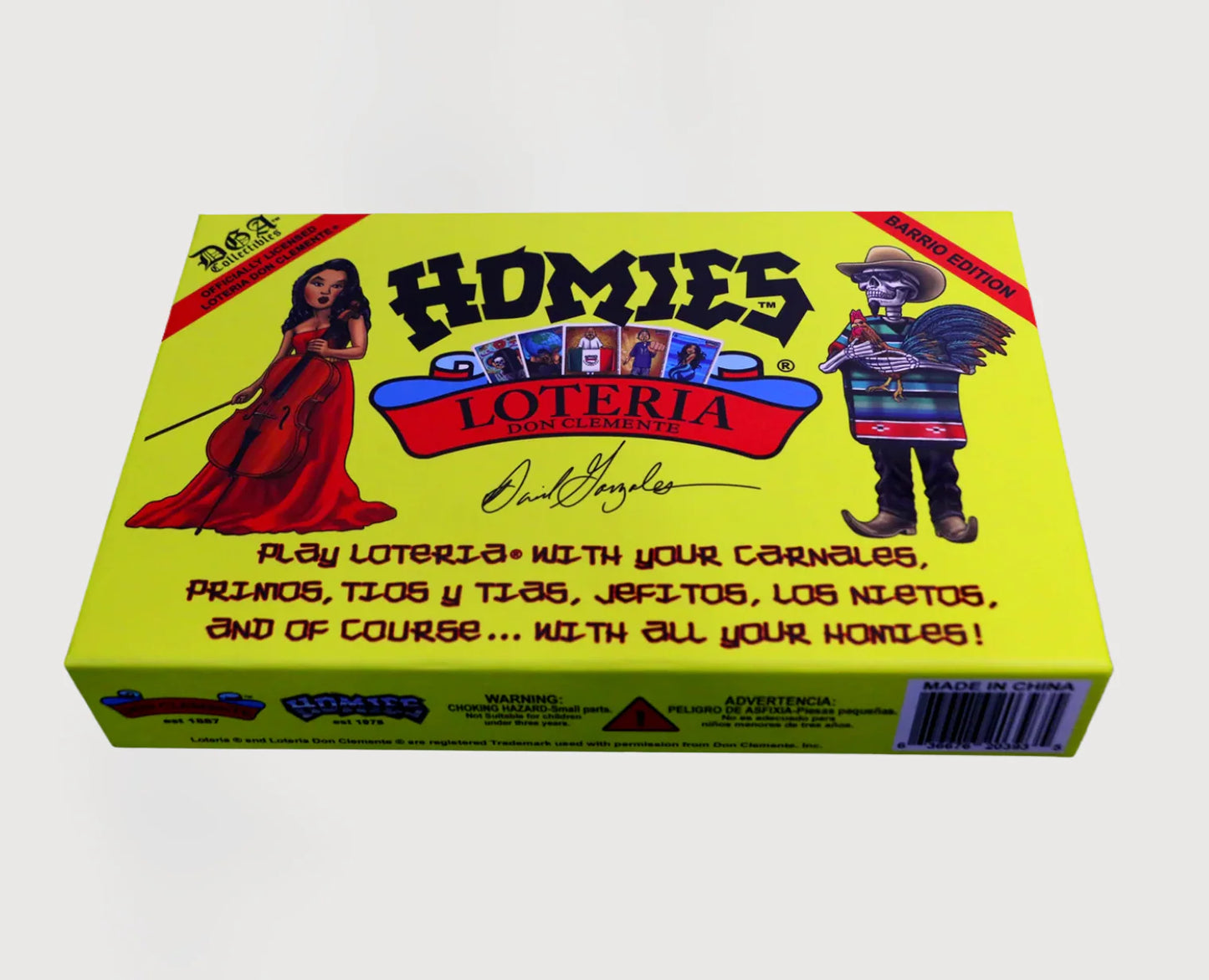 .DGA Coll'ables: HOMIES® -Loteria Don Clemente™ Mexican Bingo