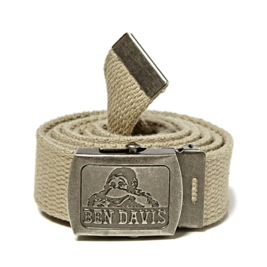 BEN DAVIS Webbed Belt - Khaki