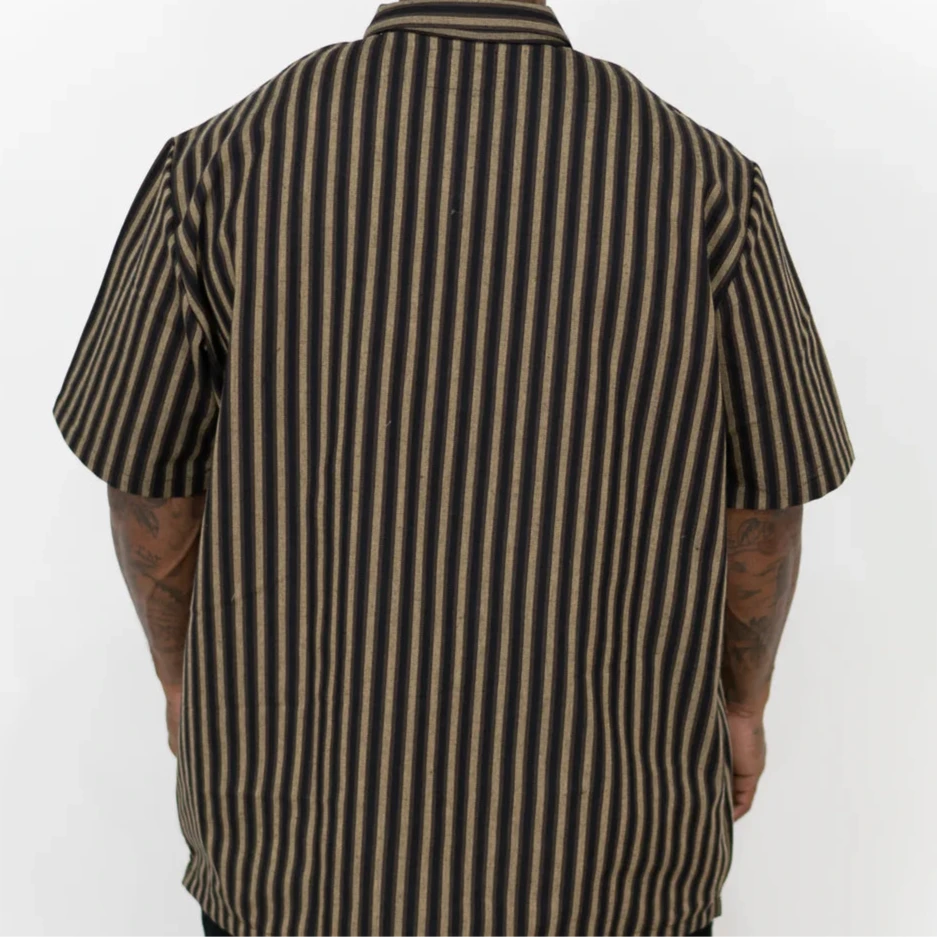 FB COUNTY SHORT SLEEVE CHECKER ZIP SHIRT