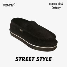 .TROOPER Black Corduroy Street Style