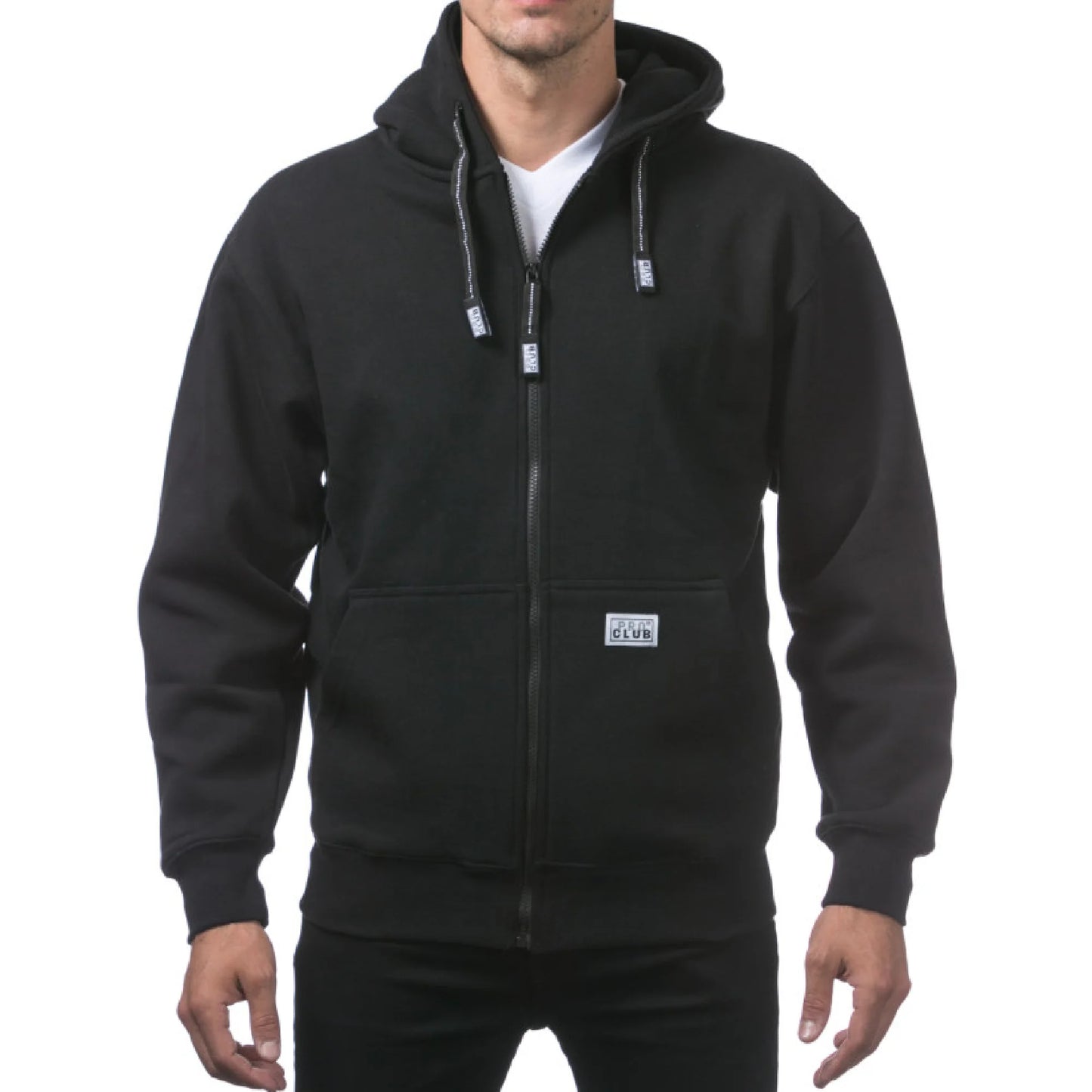 PRO CLUB HEAVYWEIGHT FULL ZIP-UP FLEECE HOODIE