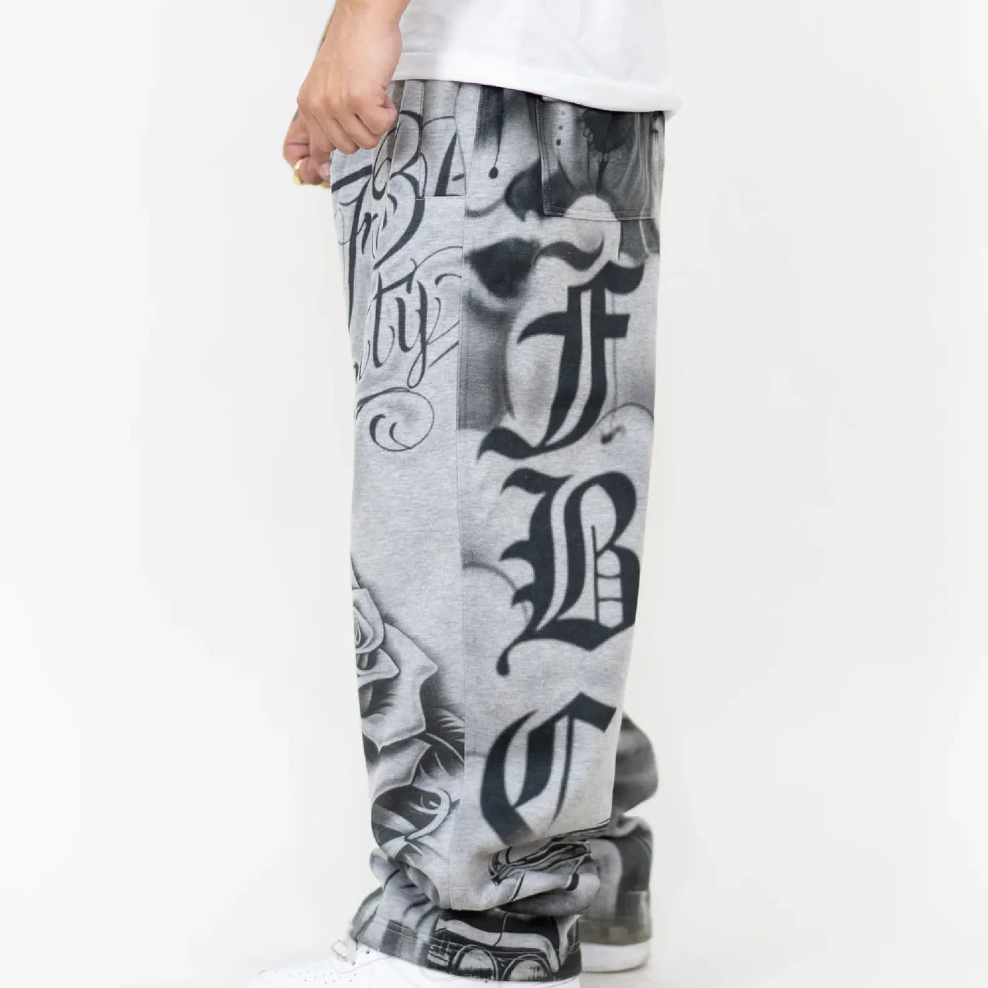 .NEW FB COUNTY TATTED UP SWEATPANTS