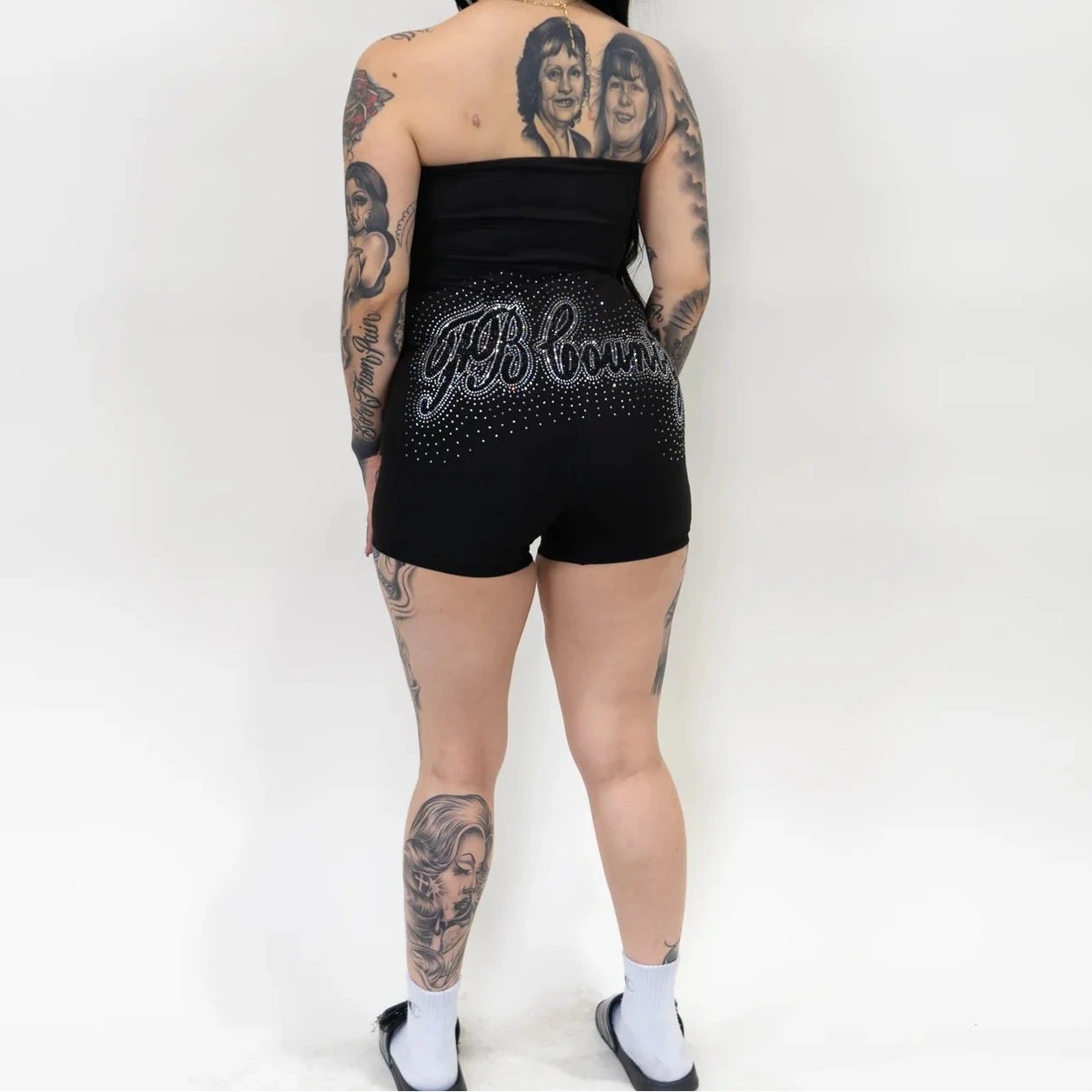 .FB COUNTY RHINESTONE ROMPER